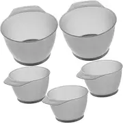 Portable Hair Coloring Bowl Durable Plastic Dyeing Scale Bowls Essential Hair Dye Tools for Home Salon and Professional Use
