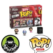 WWE - Razor Ramon, Diesel, Rey Mysterio & Mystery Bitty S3 Pop! Vinyl 4-Pack