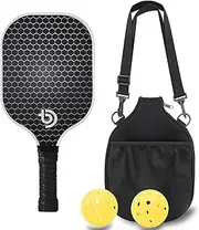 Pickle Ball Racket Set,Lightweight Pickle Ball Racket with Bag | Outdoor Supplies Anti-Slip Comfort Grip Pickle Ball Set for Outdoor