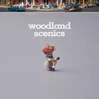 在飛比找蝦皮購物優惠-Woodland scenics 微縮小比例迷你人物3模型1