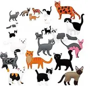 Sewing Kits Make Your Own Stuffed Animal for Beginner DIY Crafting and Sewing Cat, 15-17cm