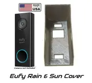 Sun & Rain Shade Cover Protector Hood for Eufy Security Video Doorbell 2k