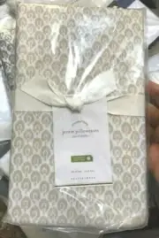 Pottery Barn Jerri Print Standard Pillowcases Set 2 Flax Jerrie Peacock More+