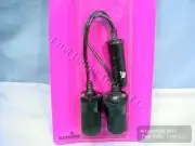 Car Cigarette Lighter Y Adapter 2-Outlet Splitter C9108-C00