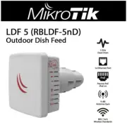 Mikrotik RBLDF-5nD Outdoor Dish Feed 5GHz 8dBi antenna LDF 5 US Version