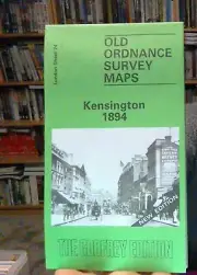 MAP OF Kensington 1894: London Sheet 074.2 by Alan Godfrey 9780850540741 NEW