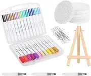 Texture Art Kit, Foam Texture Painting Paper Drawing Set, Sensory Toys Crafting Supplies, Interactive Arts & Crafts Paint Set for Home School 3D Artwork