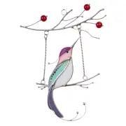 HUMMINGBIRD Stained Glass Suncatcher Xmas Gift Wall Hangings Hummingbird Art