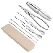 Kitchen Lobster Shears Crab Claw Tool Set Seafood Forks Tools
