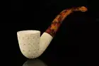 Deep Lattice Dublin Block Meerschaum Pipe with fitted case M1407