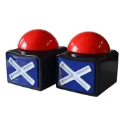 DAFEN Game Answer Buzzer 2 Pcs, Game Buzzer Alarm Sound Play Button with Ligh...