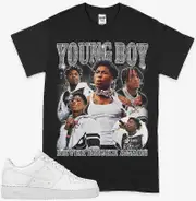 Youngboy Nba T Shirt, Young Boy Never broke Again T Shirt, Graphic Shirt, Hip Hop Rap T Shirt, Rapper Shirt, Unisex Shirt O2072 Comfortable fabrics...