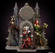 1/24 Resin 3 Female Heroes Sisters w/scene Unpainted Unassembled 2866