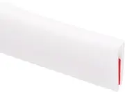 uxcell 10 Ft Rubber Edge Trim, Self-Adhesive U-Channel Edge Protector, Guard Seal Strips Fit for 3/32" Car Doors, Glass, Sheet Metal, Cabinet, White