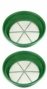 2pc CLASSIFIER SIFTING PAN SET 1/2" & 1/4" FOR YOUR GOLD PANNING