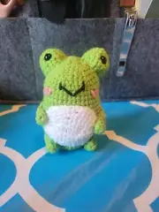 Crochet Froggy 3-4 Inches High