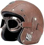 Adults Baseball Cap Bike Hel-Mets,Open Face Motorcycle Half Hel Mets,Bicycle Moped ATV German Style Hel-Mets for Men Women