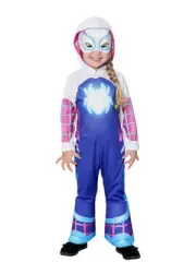 Ghost Spider Deluxe Glow in the Dark Costume for Toddlers - Marvel Spidey & His