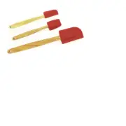 Silicone Red Spatula Set of 3