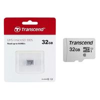 Transcend 創見 32GB Micro SD 300S 記憶卡 SDHC U1 C10 TF 32G 小卡