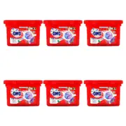90pc Omo 3-In-1 Laundry Detergent Capsules Fresh Lavender Front & Top Loader