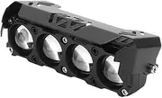 Mihauuke Led Pods Projector Lights | Waterproof Dustproof Shockproof Fog Light - Driving Lights Led Light for Motorcycles Trucks Tractors Trailers