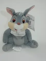 Disney Store 7" Bambi Thumper Bunny Rabbit Beanbag Plush Stuffed Animal w/Tags