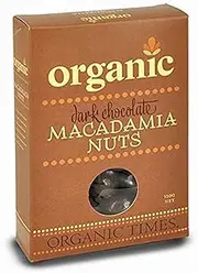 Organic Times Organic Dark Chocolate Coated Macadamias Packet, 150 g