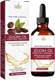 Jojoba Regrow Hair Oil - Wild Growth Hair Oil | Jojoba Oil Anti-frizz Hair Density Oil for Hair Growth | Natural Hair Regrowth Oil with Wild Hair Growth Oil | Hair Growth Oil Serumfor Women Men(30ml)