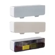 Box Multi Compartment Containers for Home Kitchen Wall Mounted Jars