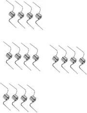 NOLITOY 4sets Refrigerator French Door Spring Replacement Part Steel Spring for Vertical Beam Door Stopper Fridge Accessories 4pcs*4