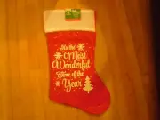 New 17" Holiday Christmas Stocking Christmas Stocking