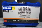 (RI4) Kobalt 3/8" Drive SAE 19pc Deep/Standard Socket Set 0573348