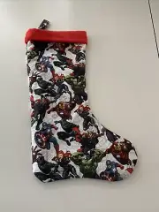 marvel comics superhero Christmas stocking, medium. homemade