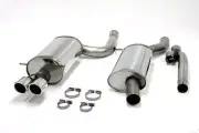 Audi S4 B5 2.7 Quattro 2.5" Stainless Cat Back Exhaust + Round 80mm Tips EC ✔️