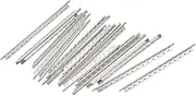 uxcell Ukulele Fret Wire Fretboard 18 Fret 1.8mm Silver Tone for Fingerboard Replacement, Pack of 36