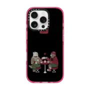 iPhone 16 Pro Impact Case MagSafe Compatible Bear's Coffee Valentines