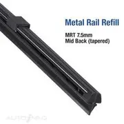 Tridon Wiper Blade Refill - 28 Inch, Metal Rail, Mid Back Tapered, 10pk, MRT28-10