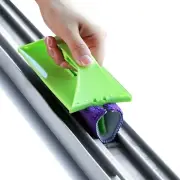 Door and Window Track Cleaning Brush Tool, Handheld Gutter Gaps, Desktop/Glas...