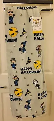 Peanuts Snoopy Linus HAPPY HALLOWEEN Bats Witch 50"x70" Plush Throw Blanket NWT!