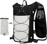 Hydration Pack Running: Reflective Hiking Hydration Backpack, Running Water Pack | Adjustable Sports Bag With Breathable Water Bladder For Women Men De Via
