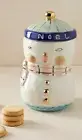NEW Anthropologie BIRD CAN FOX Joyeux Noel Snowman Cookie Jar Christmas Gift