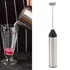 Handheld Stainless Steel Electric Milk Frother Household Small Mini Automatic Wh