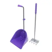 Bainbridge Plastic Pooper Scoop Set- Purple
