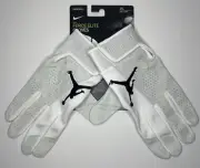 Nike Michael Jordan Force Elite Baseball Batting Gloves White CK7379-102 3XL NWT