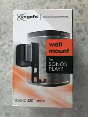 Sonos ONE -ONE SL -Play 1 or HEOS Vogels wall mount bracket single Black