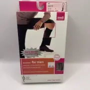 NEW MEDIVEN Medi Medical Compression Dress Socks Mens Khaki 20-30 V 14.5-19”