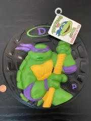 VTG 1990 TMNT Donatello Floppy Rubber Frisbee Flying Disc Goops Spain NWT B