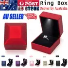 LED Light Ring Box Proposal Engagement Ring Case Boxes Jewelry Gift Box AU