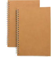Brown Blank Book 19Cm X 13Cm 100 Blank Pages For Journals Sketches Travel
